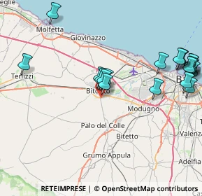 Mappa SP119, 70032 Palo del Colle BA, Italia (10.374)