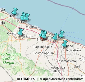 Mappa SP119, 70032 Palo del Colle BA, Italia (14.42917)