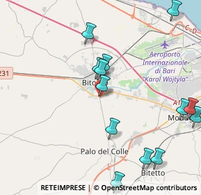 Mappa SP119, 70032 Palo del Colle BA, Italia (5.09615)