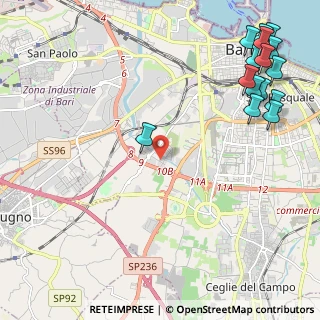 Mappa Via Martiri delle Foibe, 70124 Bari BA, Italia (3.36267)