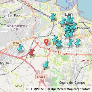 Mappa Via Martiri delle Foibe, 70124 Bari BA, Italia (2.3015)