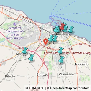 Mappa Via Martiri delle Foibe, 70124 Bari BA, Italia (3.715)