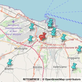Mappa Via Martiri delle Foibe, 70124 Bari BA, Italia (4.67545)