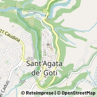 Karte Sant'Agata de' Goti