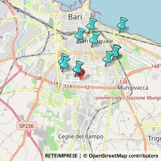 Mappa Via Lucarelli Antonio Via Lucarelli chiosco, 70124 Bari BA, Italia (1.75273)