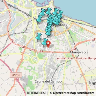 Mappa Via Lucarelli Antonio Via Lucarelli chiosco, 70124 Bari BA, Italia (2.042)