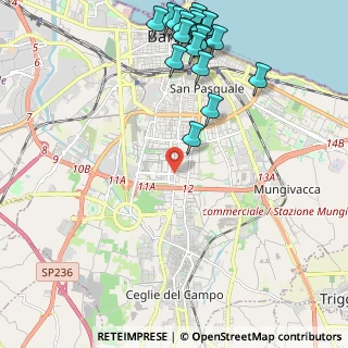 Mappa Via Lucarelli Antonio Via Lucarelli chiosco, 70124 Bari BA, Italia (3.017)