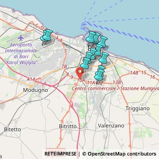 Mappa E55, 70124 Bari BA, Italia (3.14167)
