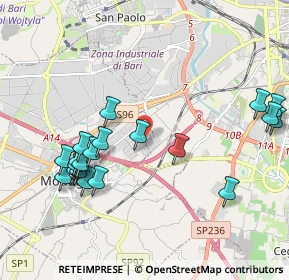 Mappa Via dei Marmisti, 70026 Modugno BA, Italia (2.3575)