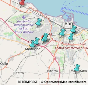 Mappa Via dei Marmisti, 70026 Modugno BA, Italia (3.96091)