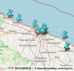 Mappa Via dei Marmisti, 70026 Modugno BA, Italia (16.02375)