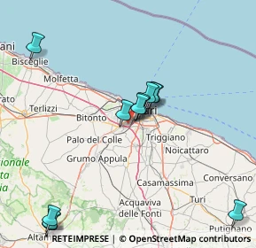 Mappa Via dei Marmisti, 70026 Modugno BA, Italia (16.99667)