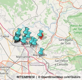 Mappa Via Campo, 81100 Casola CE, Italia (8.0655)