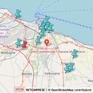 Mappa Strada Privata Calvani, 70125 Bari BA, Italia (4.45154)