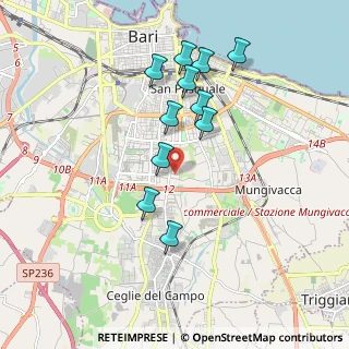 Mappa Strada Calvani, 70125 Bari BA, Italia (1.84273)
