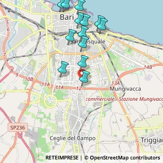 Mappa Strada Calvani, 70125 Bari BA, Italia (2.43462)