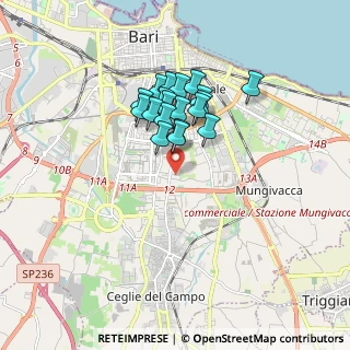 Mappa Strada Privata Calvani, 70125 Bari BA, Italia (1.40842)