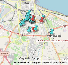 Mappa Strada Privata Calvani, 70125 Bari BA, Italia (1.41471)