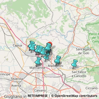 Mappa Via Fusco, 81100 Caserta CE, Italia (5.48)