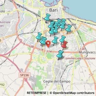 Mappa Parco Domingo, 70124 Bari BA, Italia (1.5295)