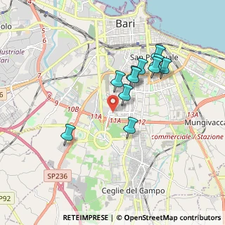 Mappa Parco Domingo, 70124 Bari BA, Italia (1.65182)