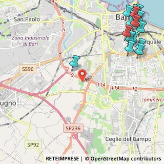 Mappa Strada Caratore del Carmine, 70124 Bari BA, Italia (3.63133)