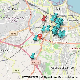 Mappa Strada Caratore del Carmine, 70124 Bari BA, Italia (2.001)