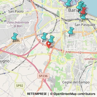 Mappa Strada Caratore del Carmine, 70124 Bari BA, Italia (3.47583)