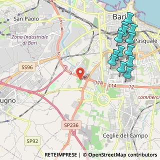 Mappa Strada Caratore del Carmine, 70124 Bari BA, Italia (2.87462)