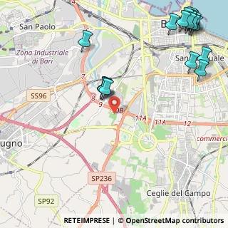 Mappa Strada Caratore del Carmine, 70124 Bari BA, Italia (3.4525)