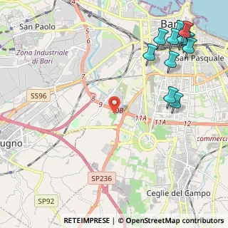Mappa Strada Caratore del Carmine, 70124 Bari BA, Italia (3.16273)