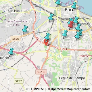 Mappa Strada Caratore del Carmine, 70124 Bari BA, Italia (2.95769)