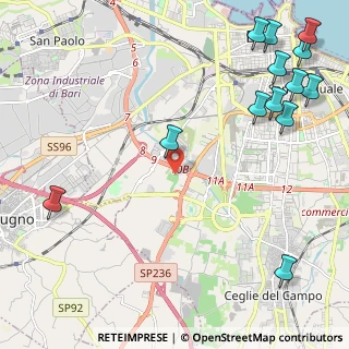 Mappa Strada Caratore del Carmine, 70124 Bari BA, Italia (3.39923)