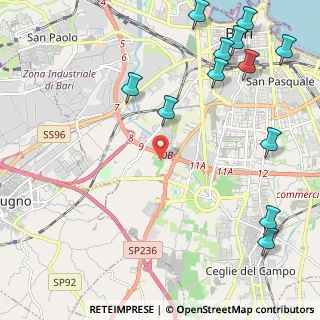 Mappa Strada Caratore del Carmine, 70124 Bari BA, Italia (3.21583)