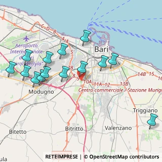 Mappa Strada Caratore del Carmine, 70124 Bari BA, Italia (4.71786)