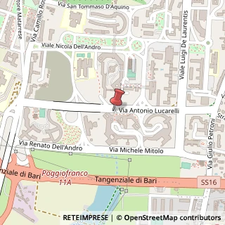 Mappa Via Antonio Lucarelli, 60, 70124 Bari, Bari (Puglia)