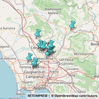 Mappa Via Aniello Gentile, 81100 Caserta CE, Italia (9.68143)
