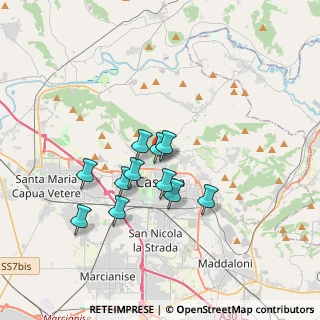 Mappa Via Aniello Gentile, 81100 Caserta CE, Italia (3.01091)