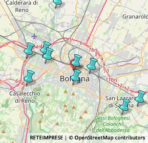 Mappa Via Avesella, 40121 Bologna BO, Italia (4.69182)