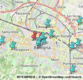 Mappa Via Avesella, 40121 Bologna BO, Italia (2.03692)