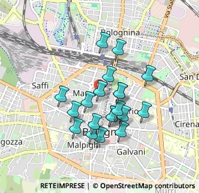 Mappa Via Avesella, 40121 Bologna BO, Italia (0.701)