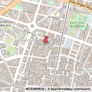 Mappa Via Avesella, 18, 40121 Bologna, Bologna (Emilia Romagna)