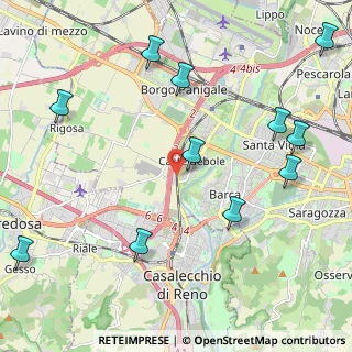 Mappa Via Giuseppe Antonio Landi, 40132 Bologna BO, Italia (2.71455)