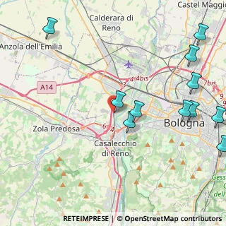 Mappa Via Giuseppe Antonio Landi, 40132 Bologna BO, Italia (5.52182)