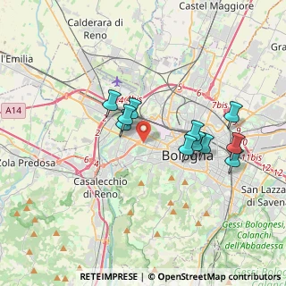 Mappa Via Enzo Zoni, 40133 Bologna BO, Italia (3.23727)