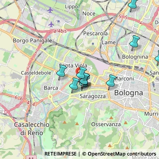 Mappa Via Enzo Zoni, 40133 Bologna BO, Italia (1.66545)