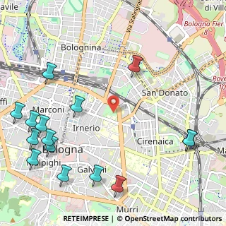 Mappa Via Filippo Re, 40126 Bologna BO, Italia (1.52733)