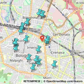 Mappa Via Filippo Re, 40126 Bologna BO, Italia (1.16)