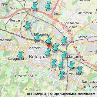 Mappa Via Filippo Re, 40126 Bologna BO, Italia (2.11867)