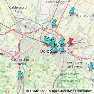 Mappa Via Marconi Guglielmo, 40122 Bologna BO, Italia (3.32308)